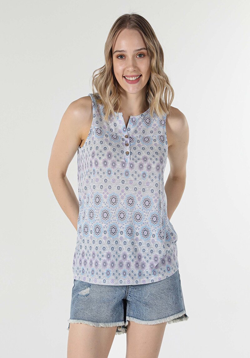 Afișați detalii pentru Maiou De Dama Multicolor Regular Fit  Cl1058958