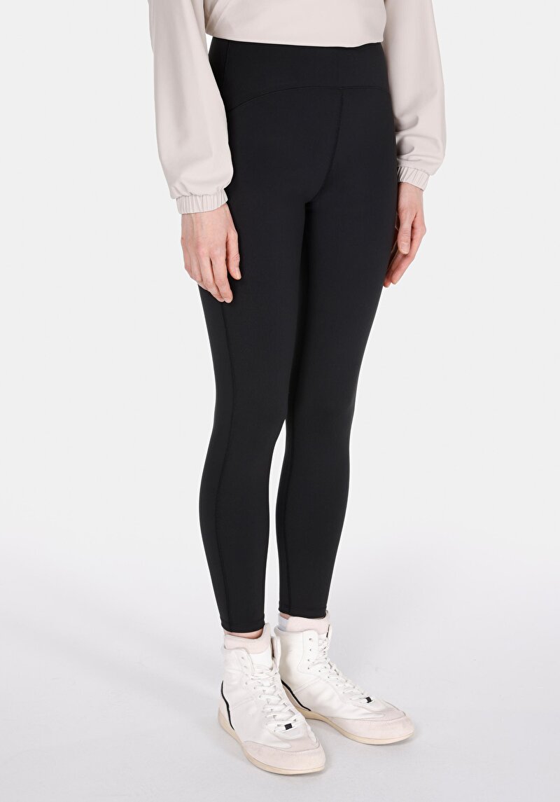 Imagine a Colanți Negri Pentru Femei Slim Fit