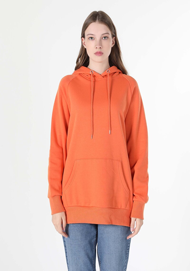 Afișați detalii pentru Hanorac / Bluza De Dama Portocaliu Regular Fit  Cl1045200