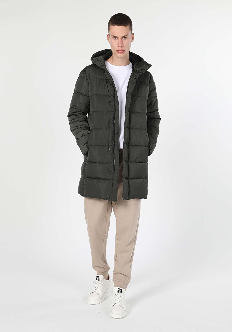 Imagine a Palton De Barbati Verde Regular Fit Cl1047519