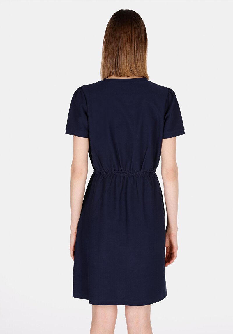 Afișați detalii pentru Rochie De Dama Albastru Marin Regular Fit  Cl1073767