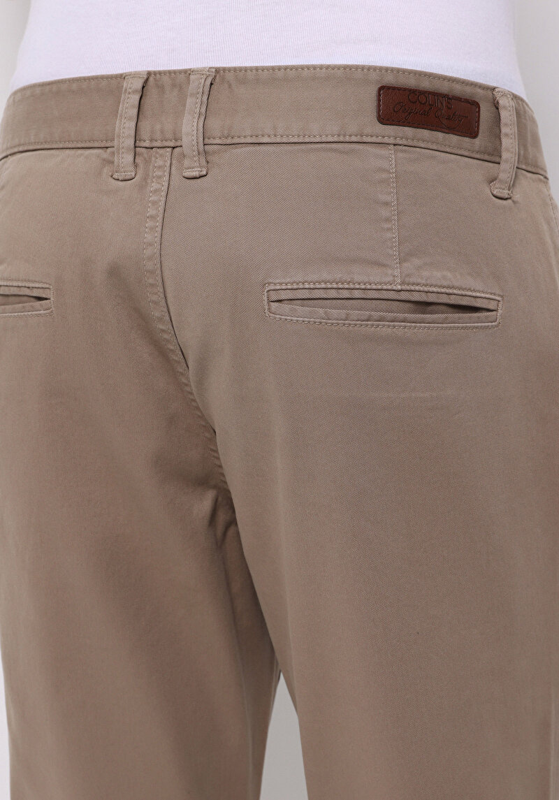 Afișați detalii pentru Pantaloni De Barbati Bej Slim Fit  Cl1049749