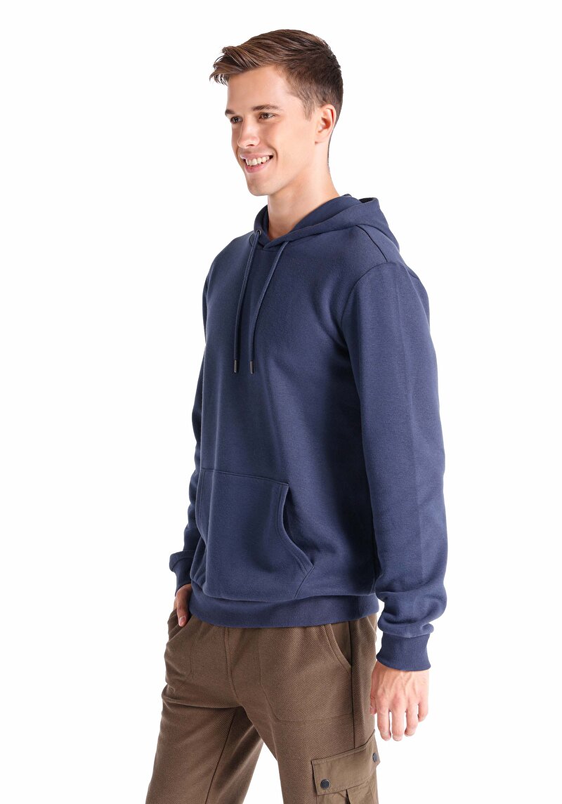 Imagine a Hanorac Bleumarin Pentru Bărbați Regular Fit Cl1059712