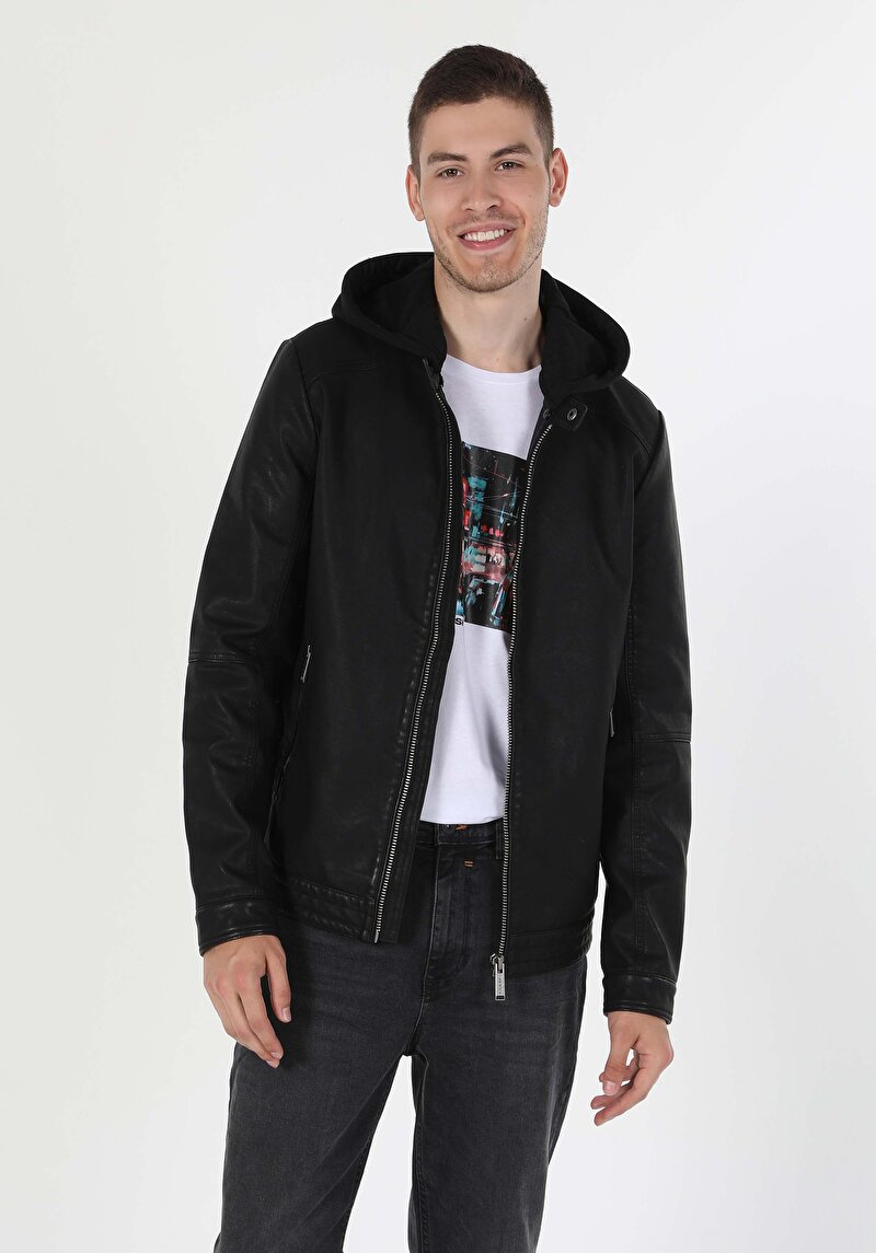 Imagine a Jacheta De Barbati Negru Slim Fit  Cl1054817