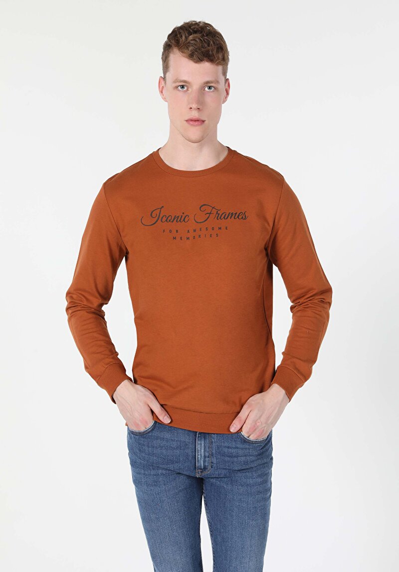 Imagine a Hanorac / Bluza De Barbati Maro Regular Fit  Cl1060126