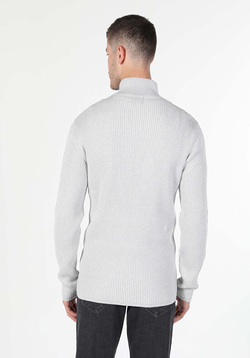 Imagine a Cardigan De Barbati Gri Slim Fit Cl1055784