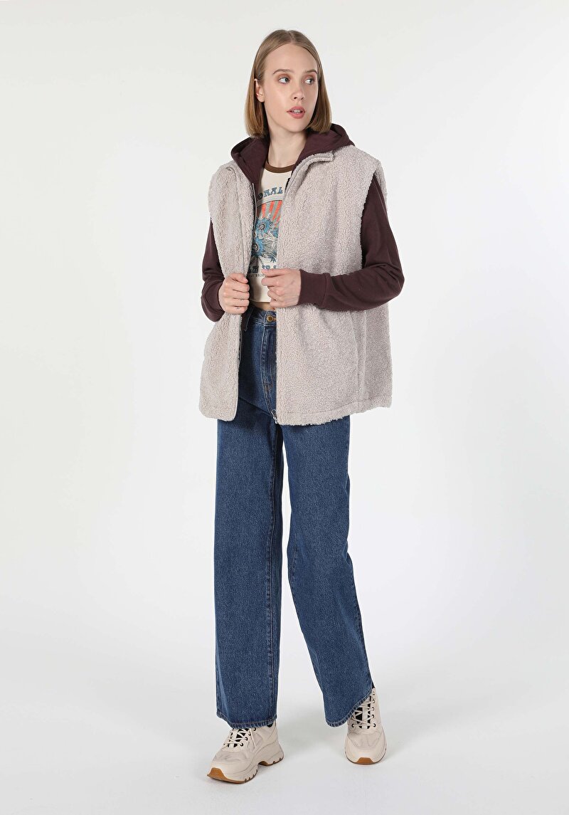 Imagine a Vesta De Dama Bej Regular Fit Cl1060231