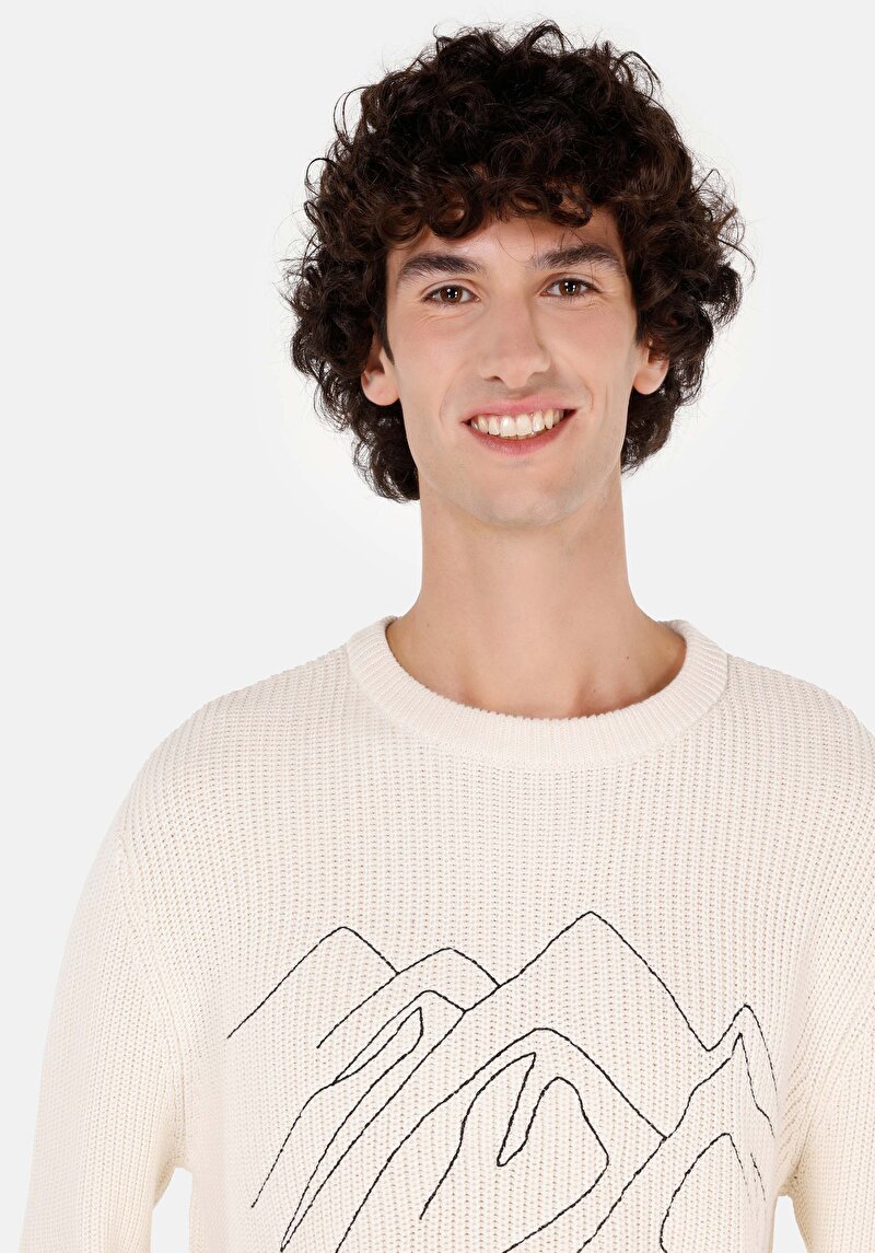 Afișați detalii pentru Pulover De Barbati Alb   Cl1060244