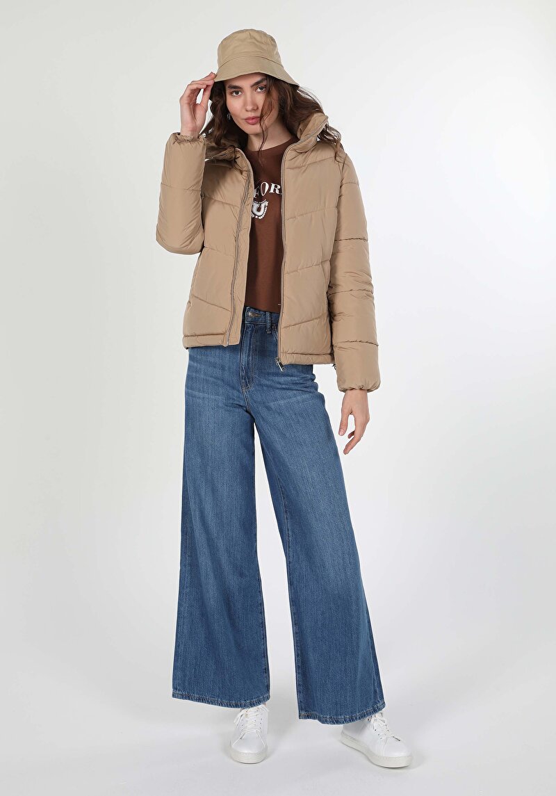 Imagine a Jacheta De Dama Bej Regular Fit  Cl1060246