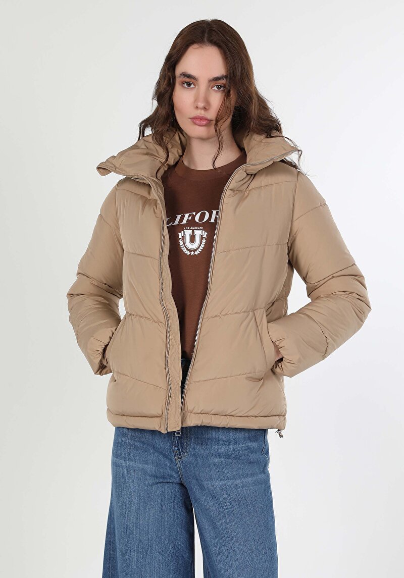 Imagine a Jacheta De Dama Bej Regular Fit Cl1060246