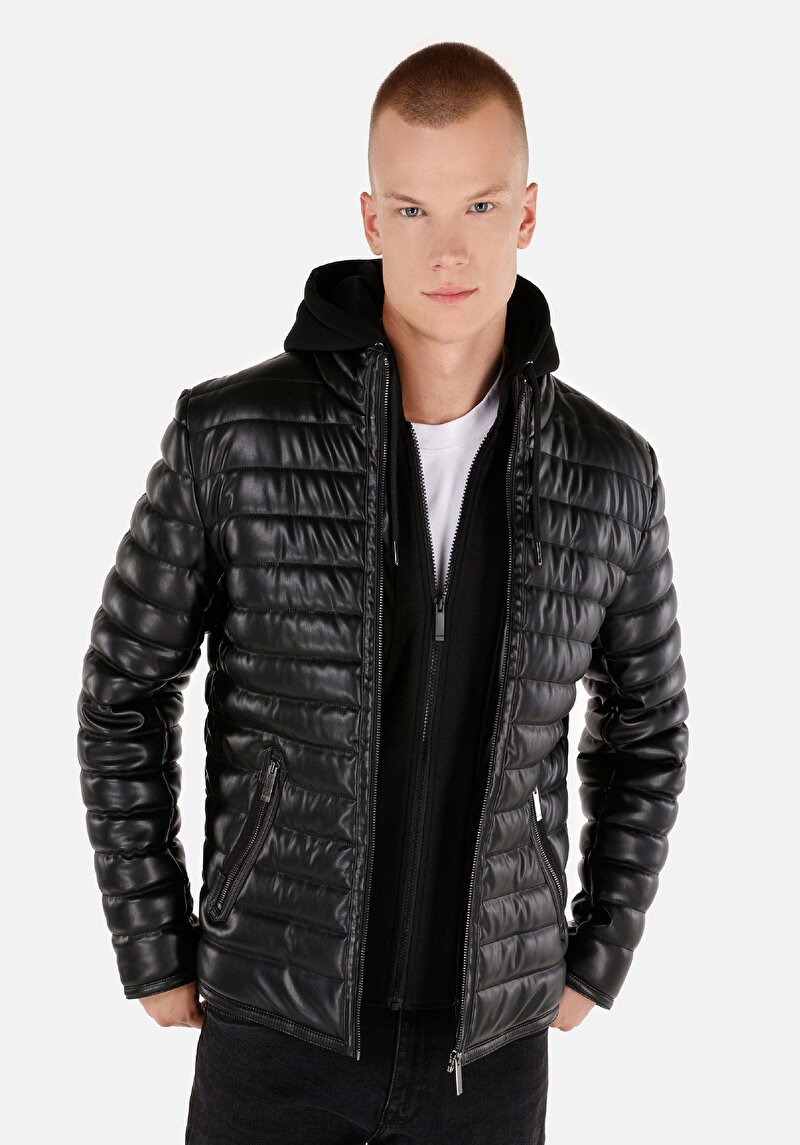 Imagine a Jacheta De Barbati Negru Slim Fit  Cl1071015