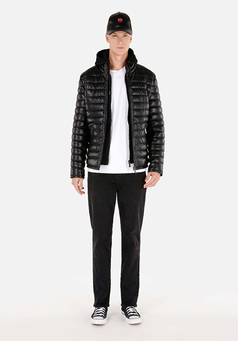 Afișați detalii pentru Jacheta De Barbati Negru Slim Fit  Cl1071015