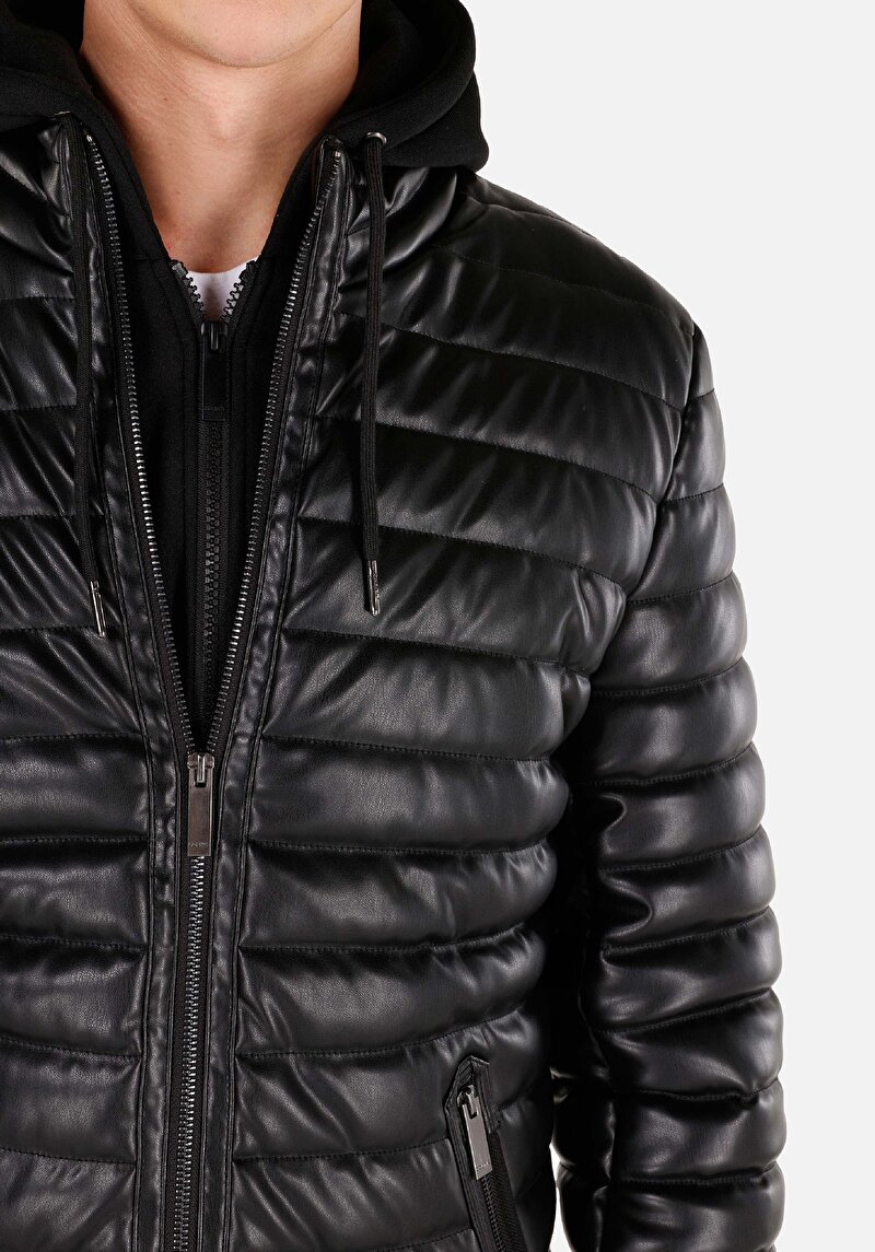 Afișați detalii pentru Jacheta De Barbati Negru Slim Fit  Cl1071015