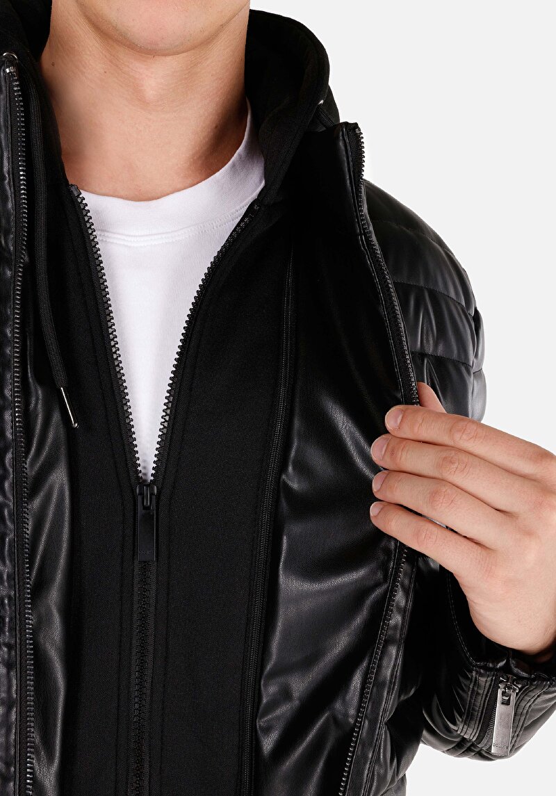 Afișați detalii pentru Jacheta De Barbati Negru Slim Fit  Cl1071015