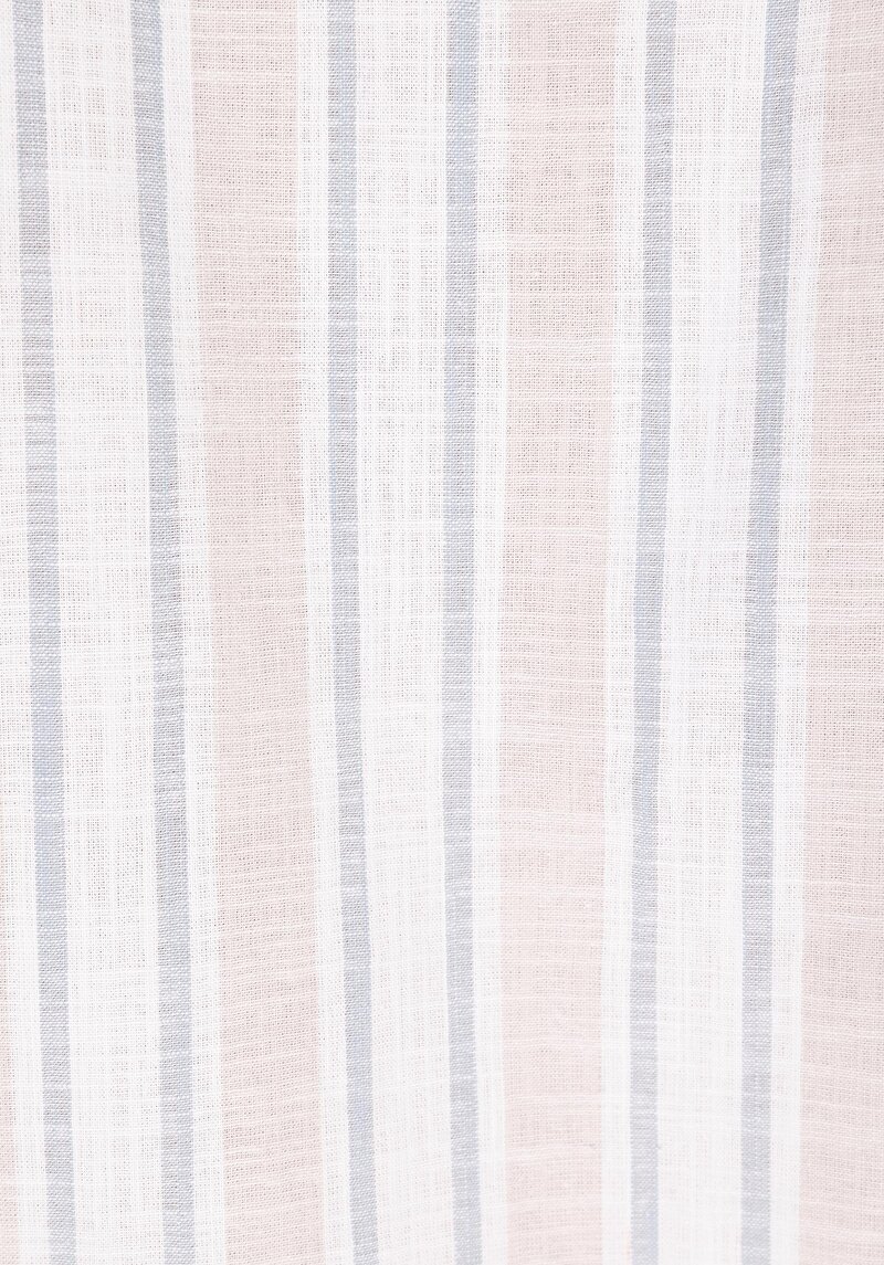 Afișați detalii pentru Cămașă Cu Dungi Cămașă Cu Mânecă Lungă Ecru Pentru Bărbați