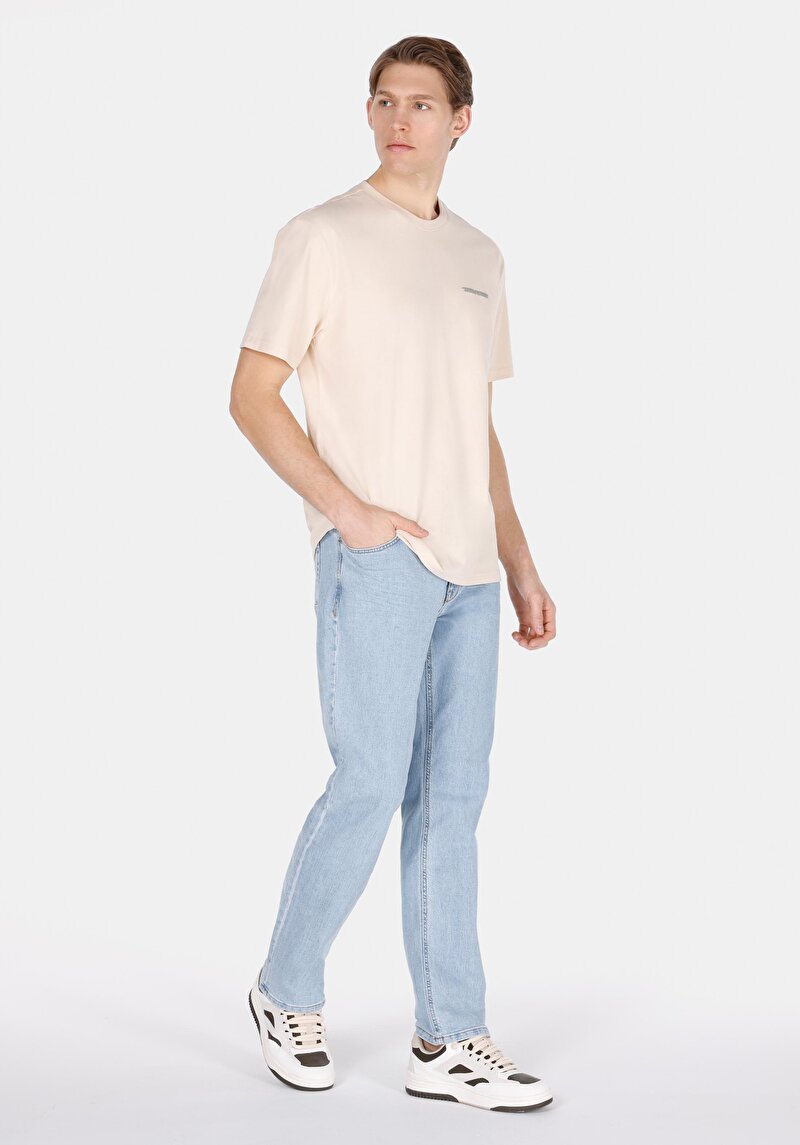 Imagine a Blugi İndigo Pentru Bărbați Regular Fit