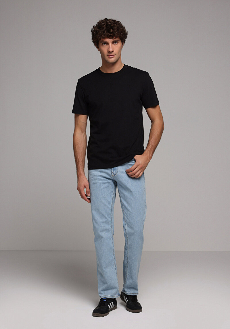 Imagine a Blugi İndigo Pentru Bărbați Regular Fit