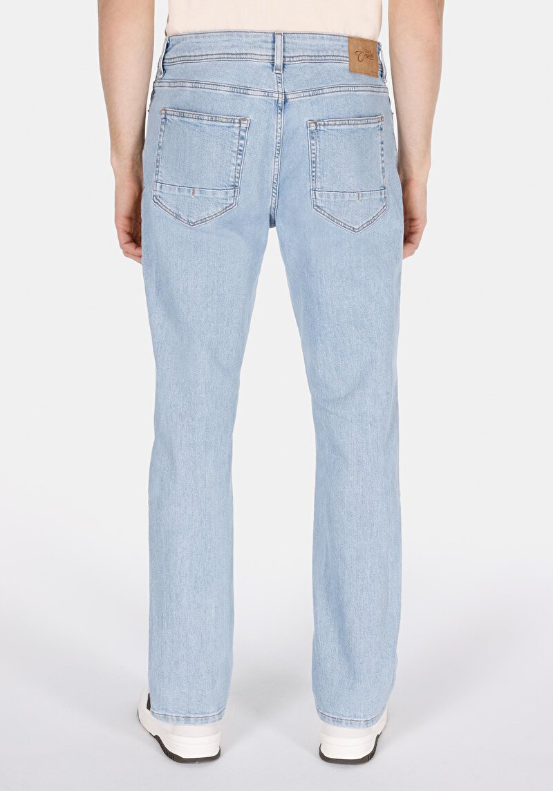 Imagine a Blugi İndigo Pentru Bărbați Regular Fit