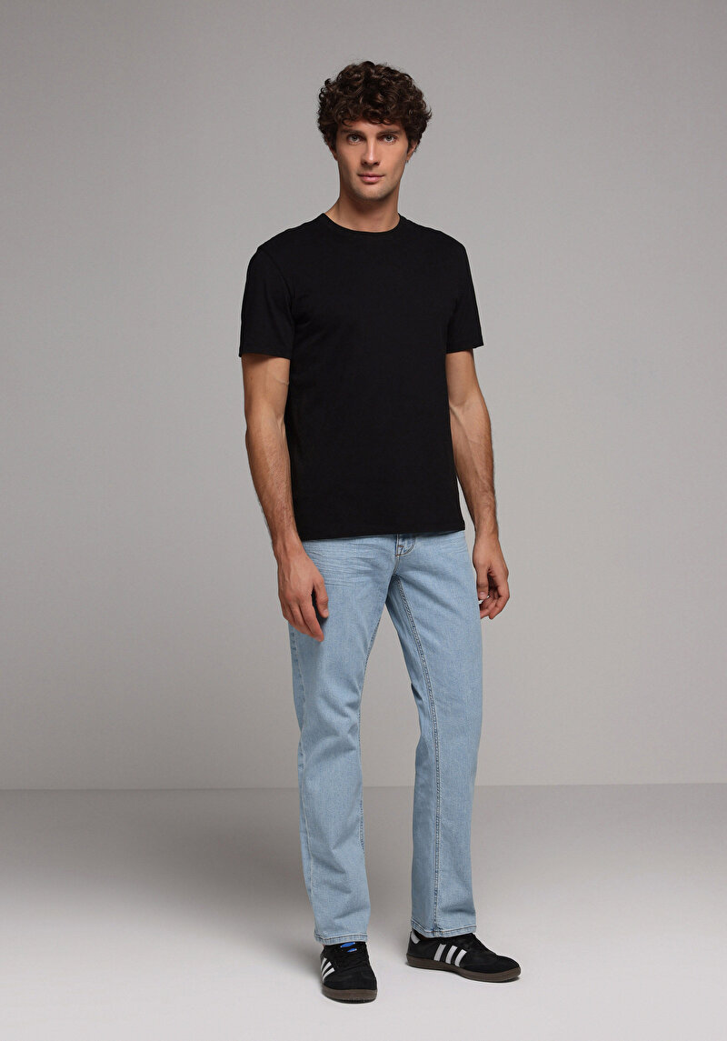 Imagine a Blugi İndigo Pentru Bărbați Regular Fit