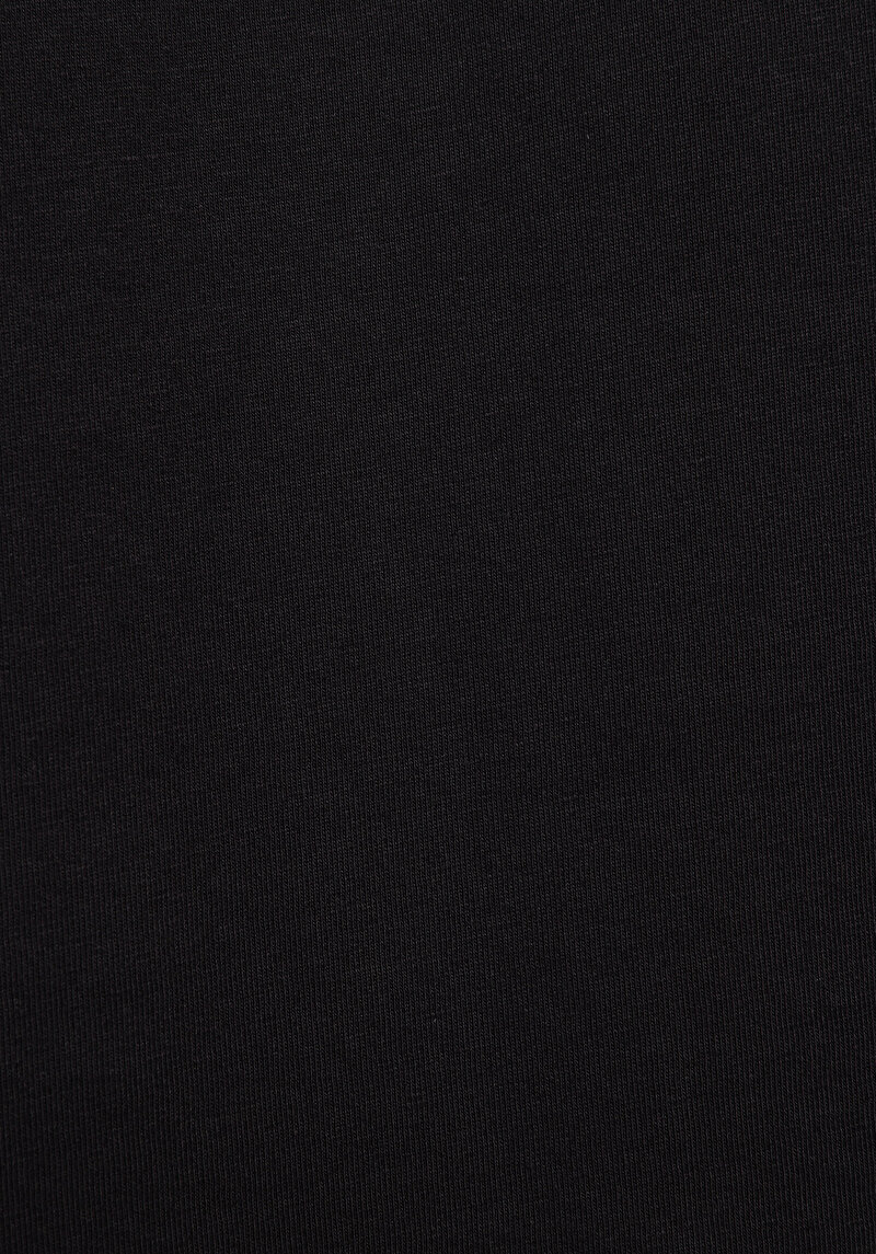 Afișați detalii pentru Confort Fit Round Neck Drept Bărbați Negru Tricou Cu Mânecă Scurtă