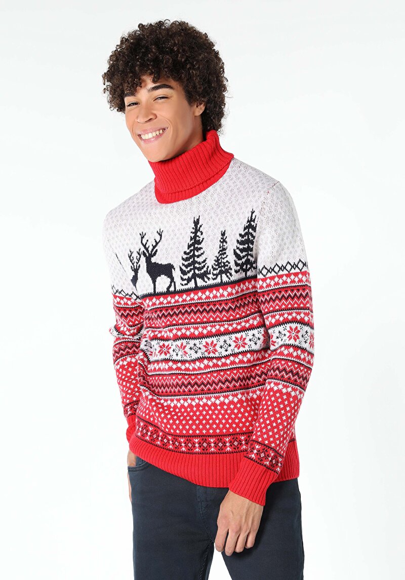 Imagine a Pulover De Barbati Roşu Regular Fit  Cl1061513