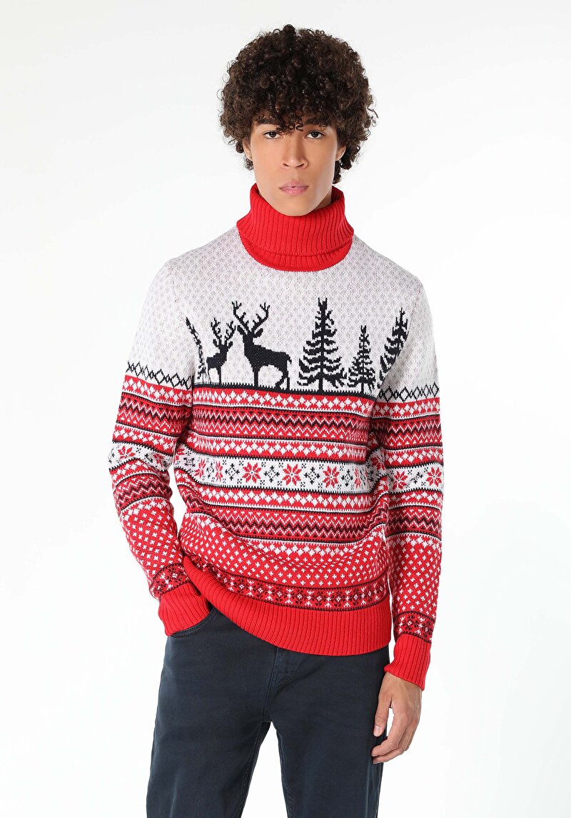 Afișați detalii pentru Pulover De Barbati Roşu Regular Fit  Cl1061513