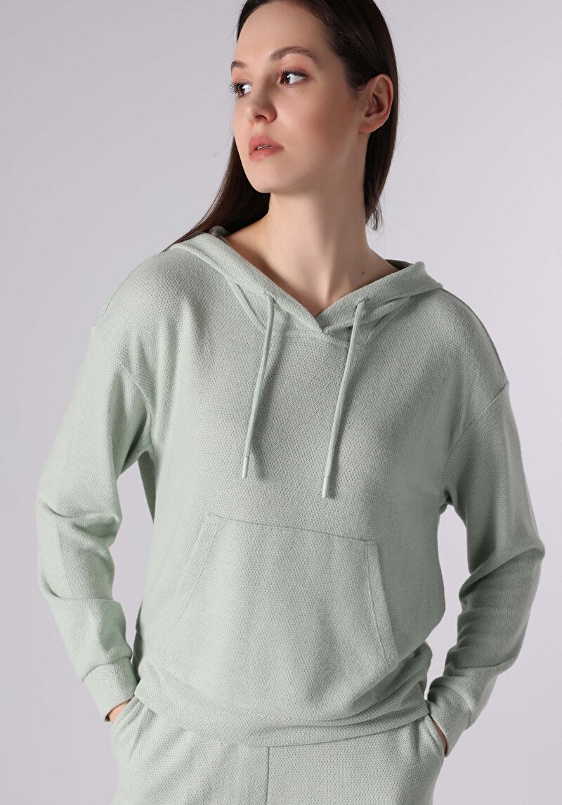 Imagine a Hanorac / Bluza De Dama Verde Cl1062037