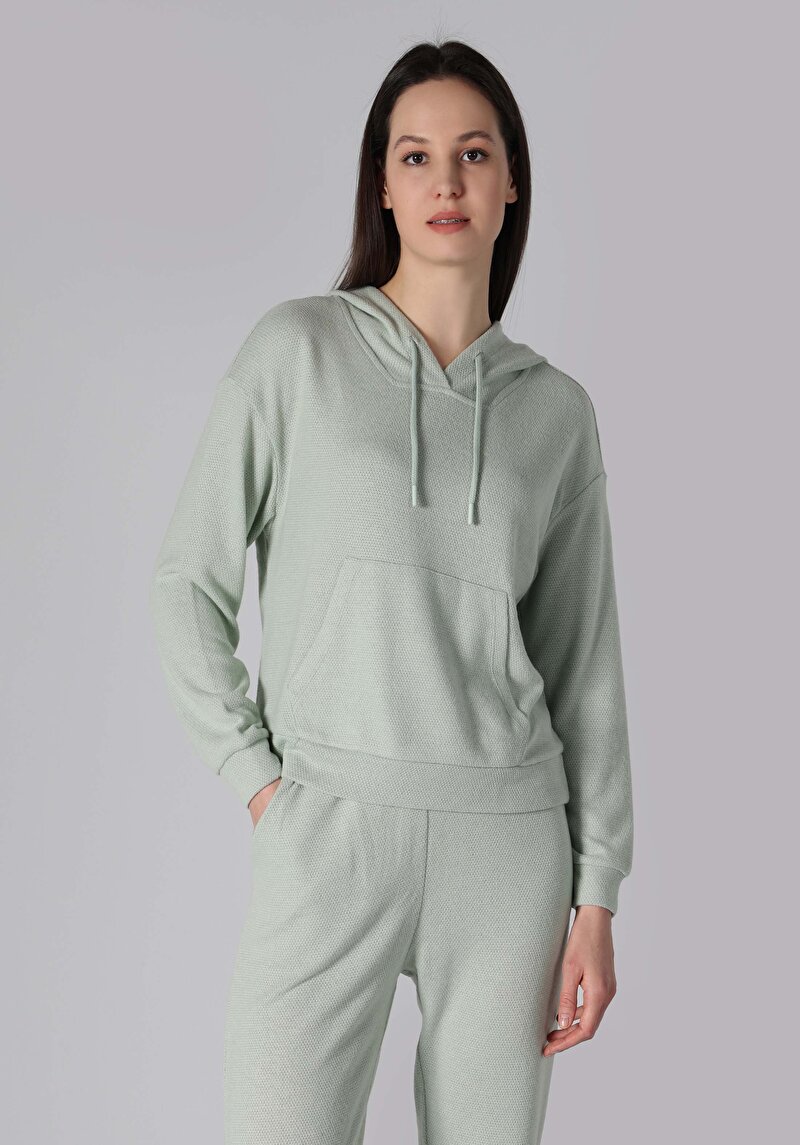 Imagine a Hanorac / Bluza De Dama Verde Cl1062037