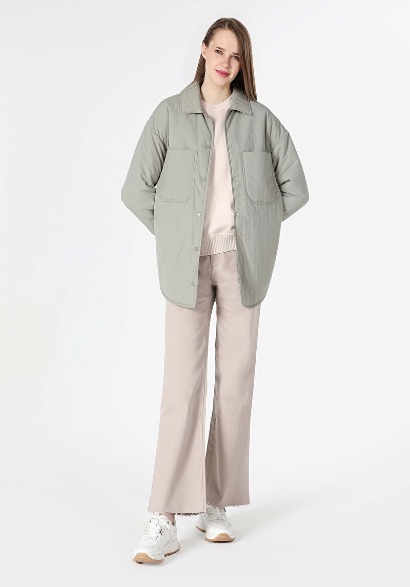 Imagine a Jacheta De Dama Verde Regular Fit Cl1062217