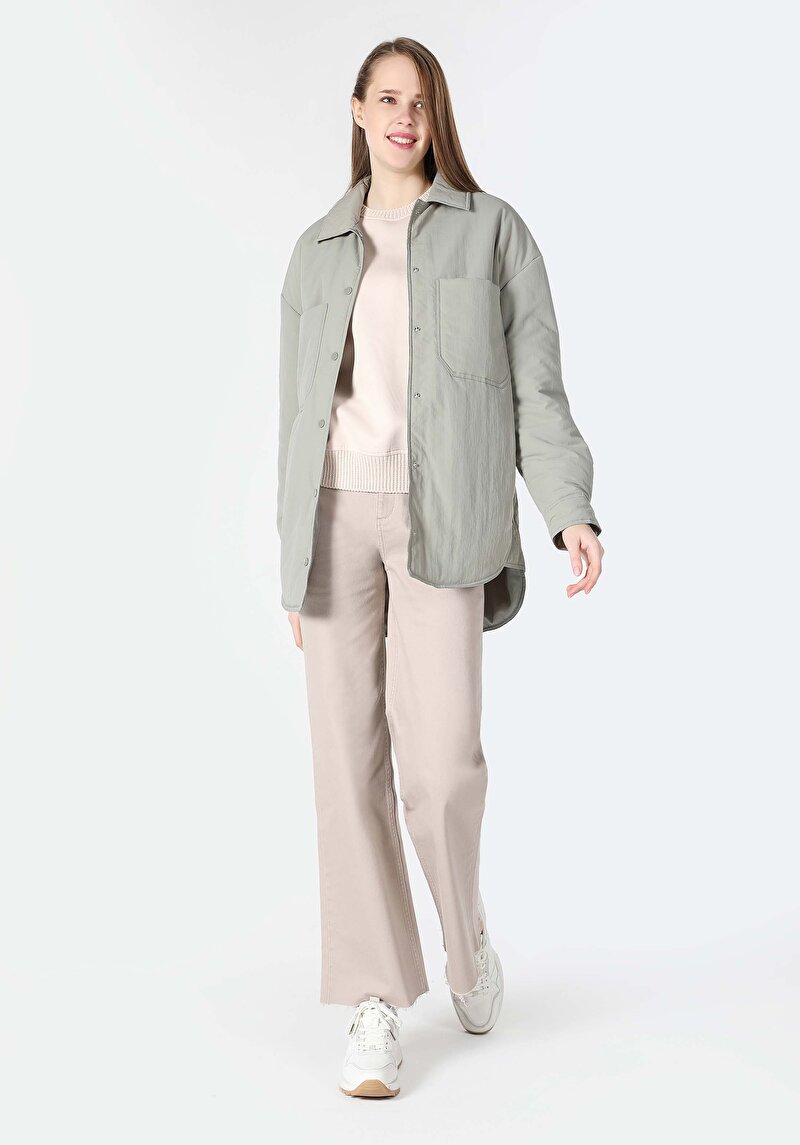 Imagine a Jacheta De Dama Verde Regular Fit Cl1062217