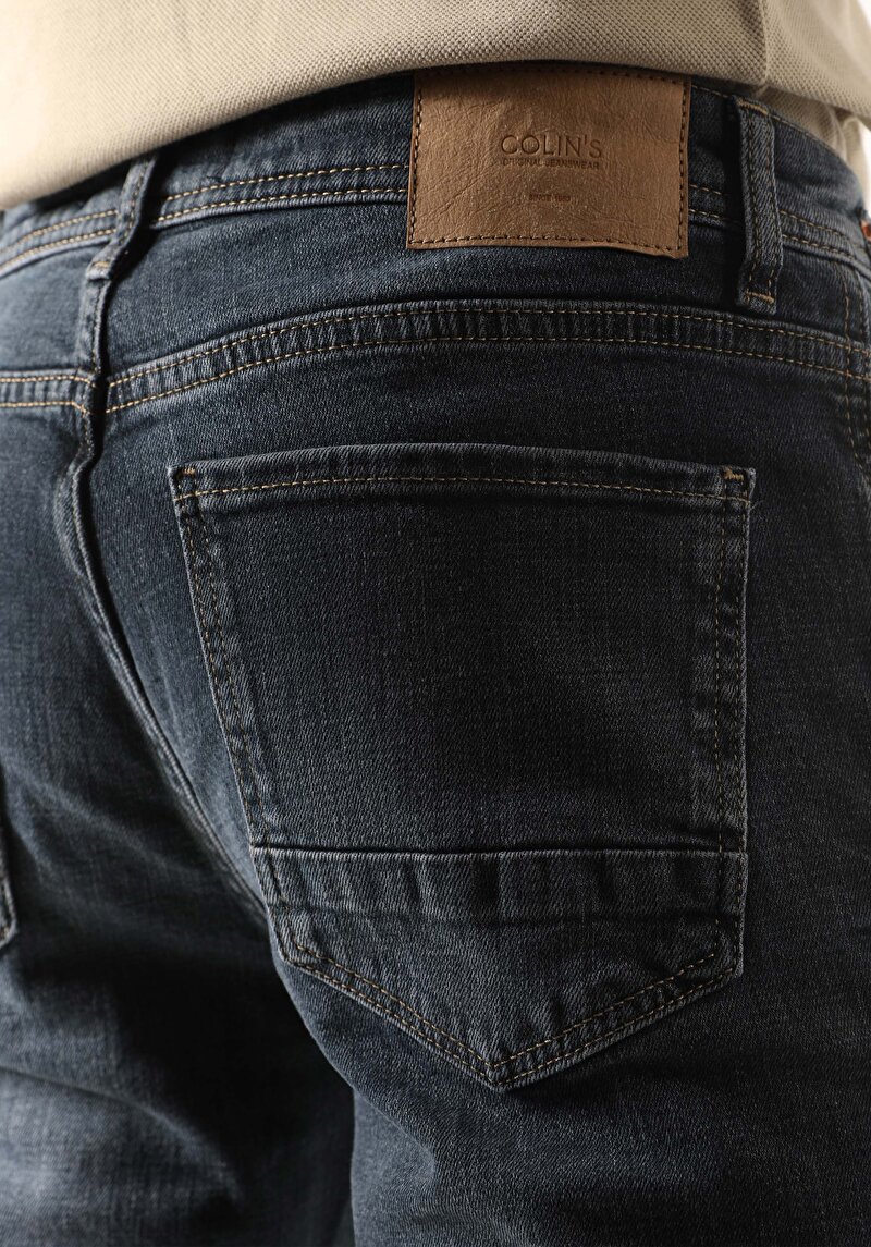 Afișați detalii pentru Pantaloni De Barbati Albastru Slim Fit 041 Danny Cl1062394