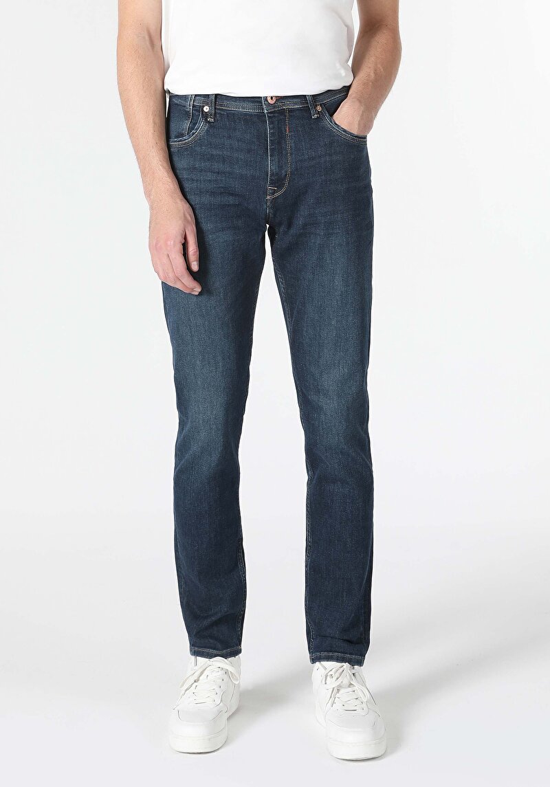 Afișați detalii pentru Pantaloni De Barbati Denim Slim Fit 041 Danny Cl1062433