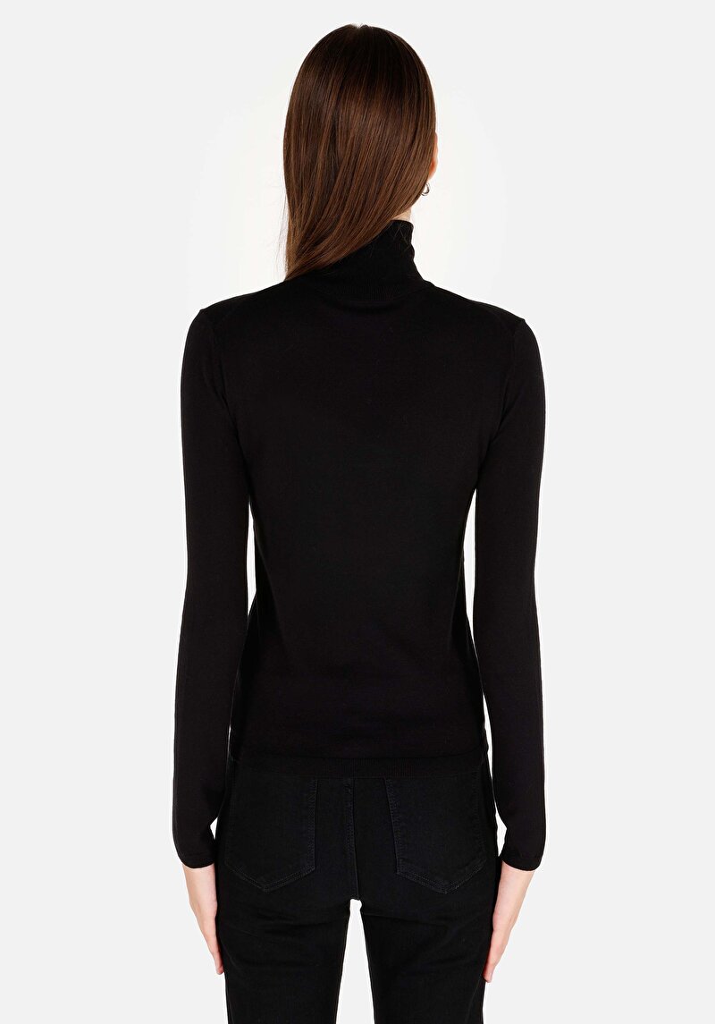 Afișați detalii pentru Pulover De Dama Negru Slim Fit  Cl1070208