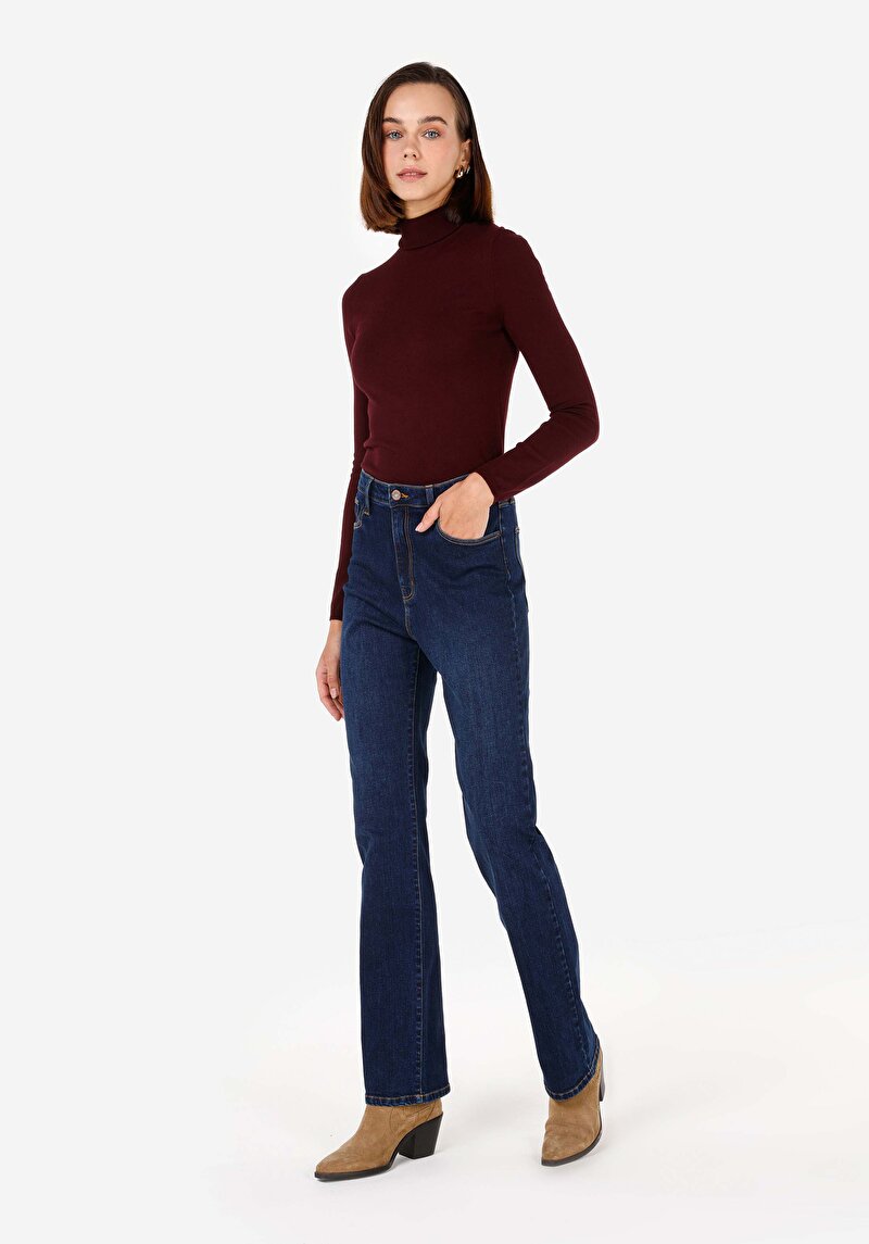 Imagine a Pulover De Dama Mov Slim Fit Cl1070208