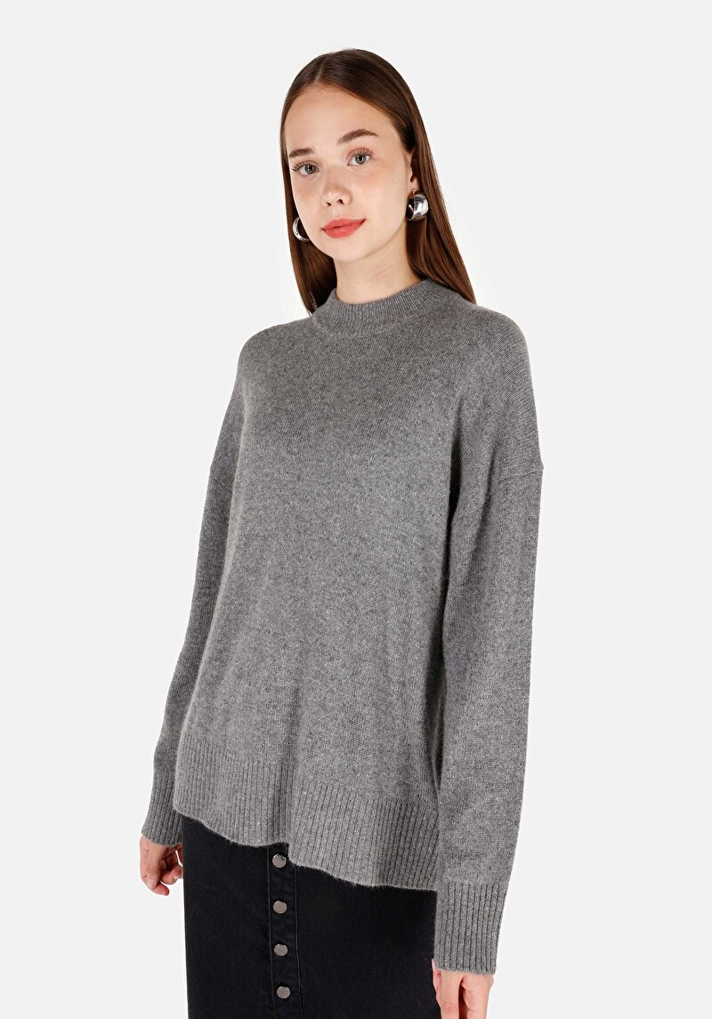 Imagine a Pulover De Dama Gri Regular Fit Cl1070209