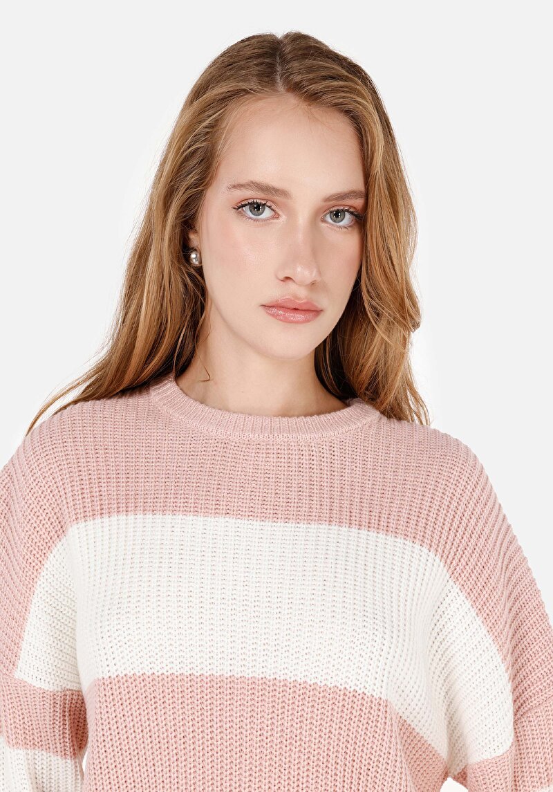 Imagine a Pulover De Dama Roz Regular Fit Cl1070216