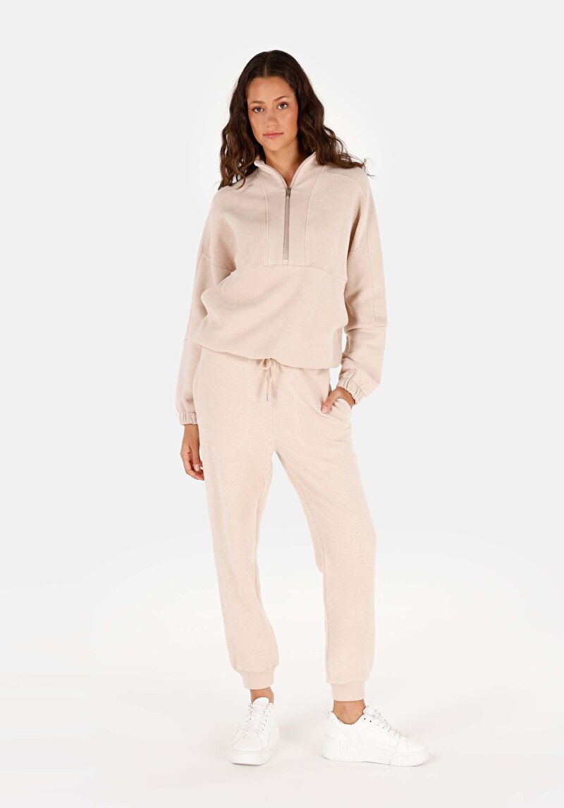 Afișați detalii pentru Hanorac / Bluza De Dama Bej Regular Fit  Cl1070217