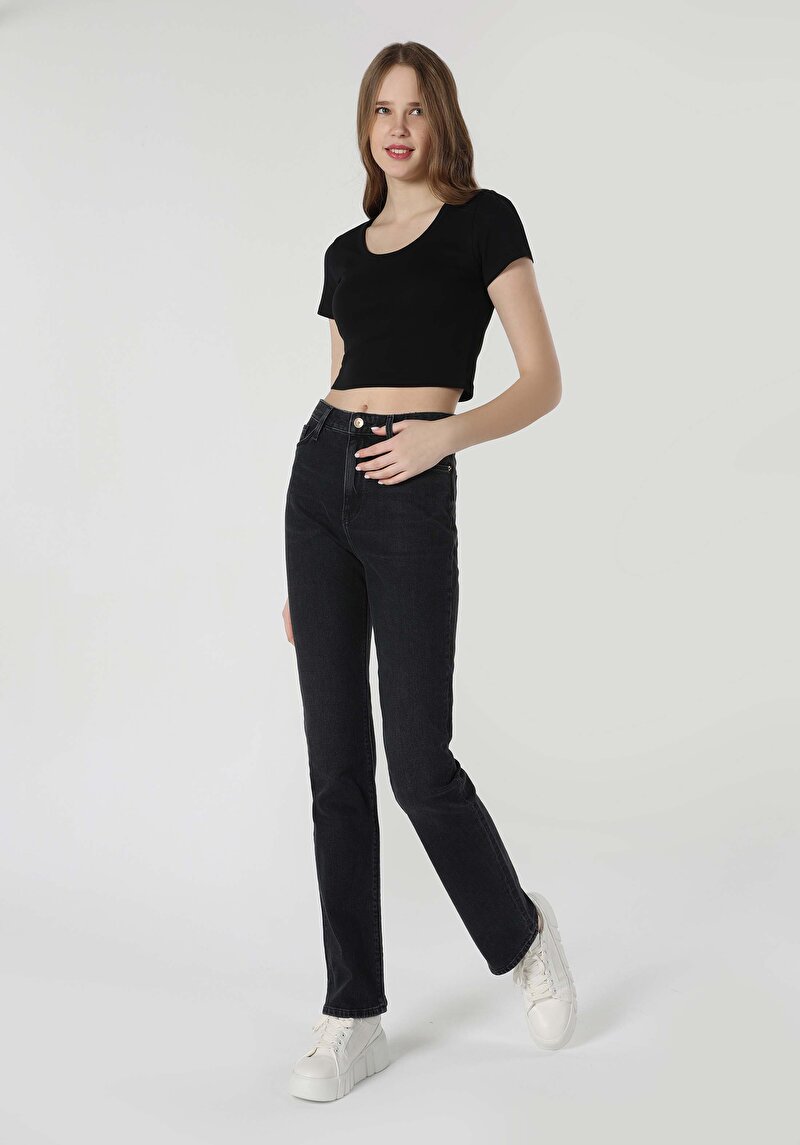 Imagine a Pantaloni De Dama Negru Regular Fit 792 Mila Cl1063486