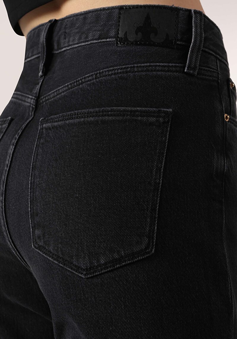 Afișați detalii pentru Pantaloni De Dama Negru Regular Fit 792 Mila Cl1063486