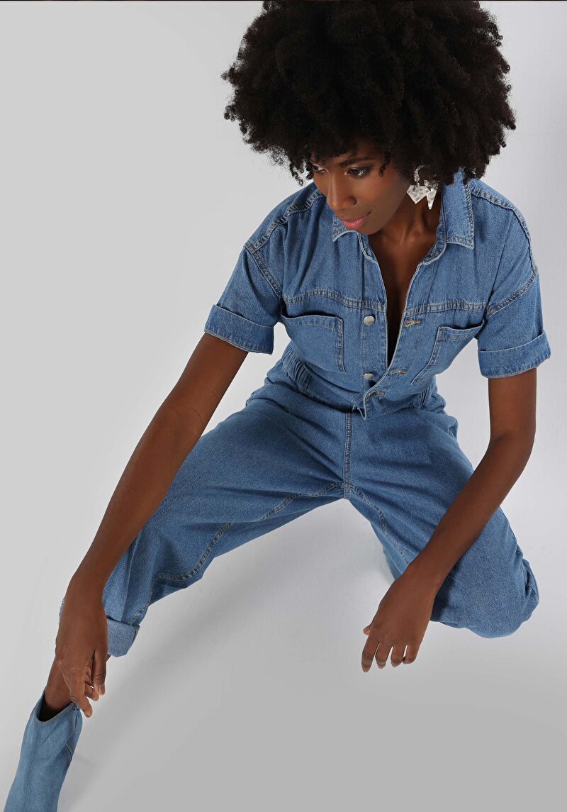 Imagine a Global / Total De Dama Albastru Regular Fit Cl1063521