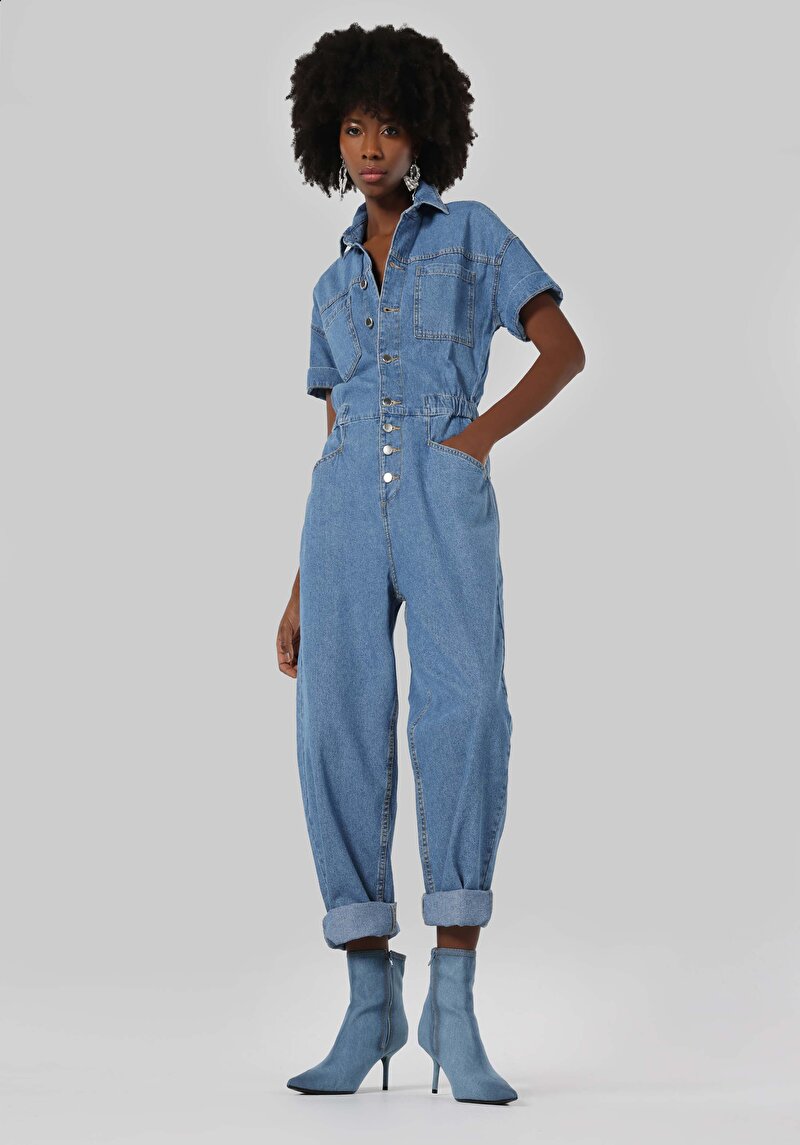 Afișați detalii pentru Global / Total De Dama Albastru Regular Fit  Cl1063521