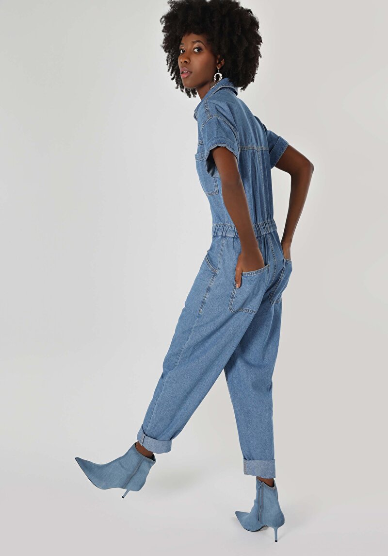 Afișați detalii pentru Global / Total De Dama Albastru Regular Fit  Cl1063521