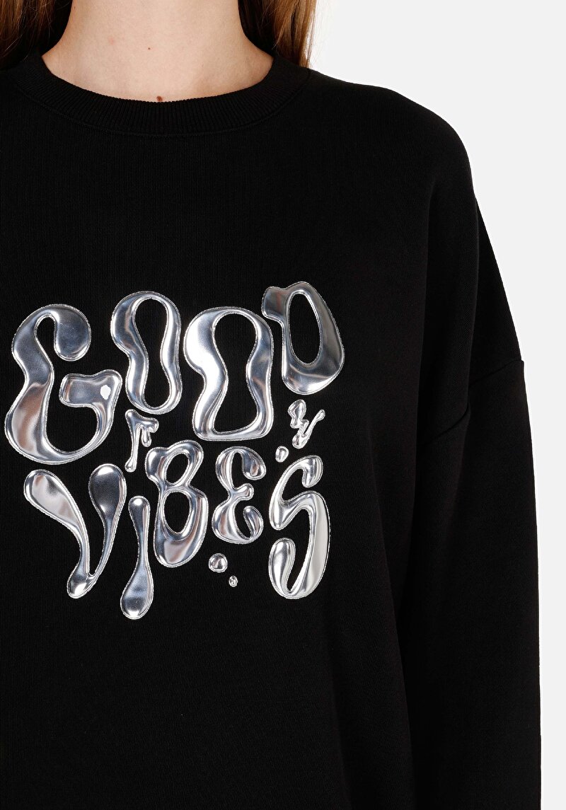 Afișați detalii pentru Hanorac / Bluza De Dama Negru Comfort Fit  Cl1070253