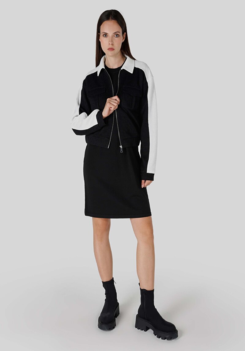 Imagine a Hanorac / Bluza De Dama Negru Cl1065909