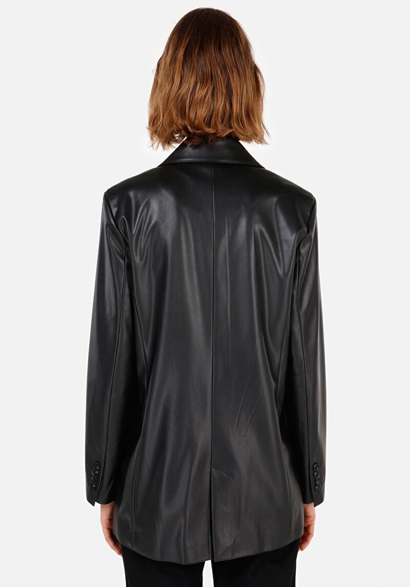 Afișați detalii pentru Jacheta De Dama Negru Regular Fit  Cl1070369