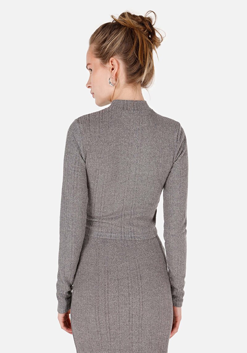 Afișați detalii pentru Pulover De Dama Antracit Slim Fit  Cl1070445