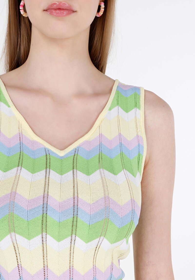 Afișați detalii pentru Pulover Multicolor Pentru Femei Slim Fit