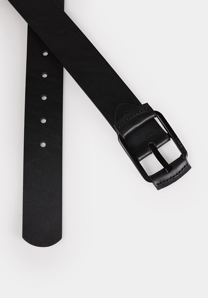 Afișați detalii pentru Curea De Barbati Negru Modern Fit  Cl1072663