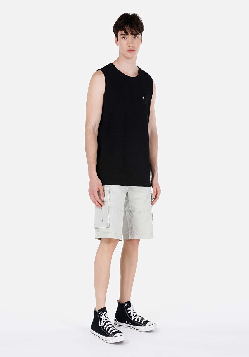 Imagine a Short / Pantaloni Scurti De Barbati Alb Regular Fit Cl1069316