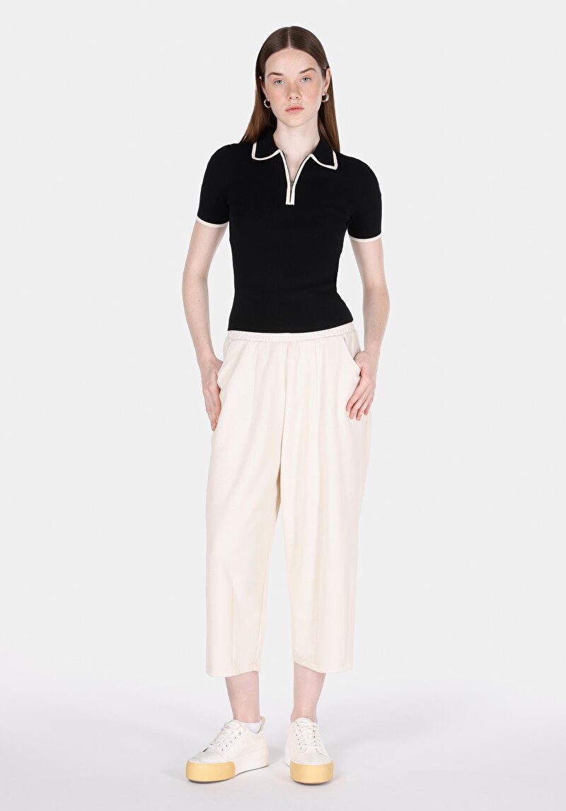 Imagine a Regular Fit Talie Medie Drept Pantaloni De Trening Stone Pentru Femei